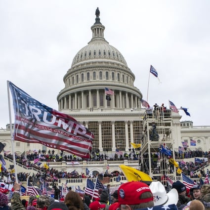 Trump supporters rally at the US Capitol in Washington on January 6. Photo: AP