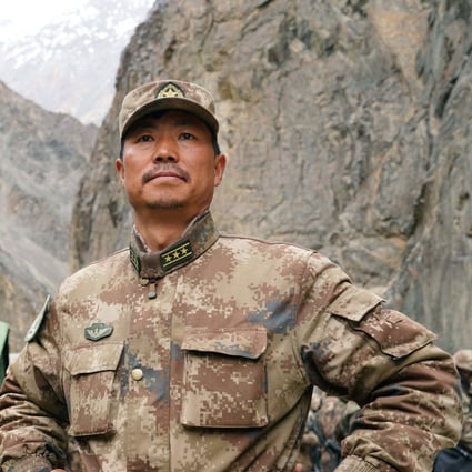 Lieutenant Colonel Qi Fabao, a regimental commander of the PLA’s Xinjiang Military District,  told CCTV  head wounds received in the June 15, 2020 clash had healed and he was ready to return to the battlefield. Photo: Xinhua