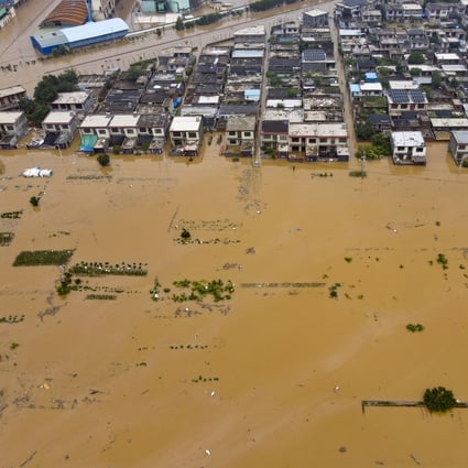 Floods brought devastation to Weihui in central China’s Henan province in July. Photo: Simon Song