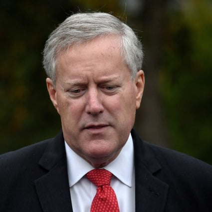 Mark Meadows, Donald Trump’s last chief of staff at the White House. File photo: AFP 