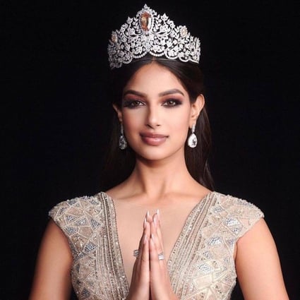 Miss Universe 2021 Harnaaz Sandhu is the third Indian woman to win the competition. 
Photo: harnaazsandhu_03/Instagram