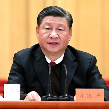 Chinese President Xi Jinping addressing the 11th National Congress of China Federation of Literary and Art Circles and the 10th National Congress of China Writers Association in Beijing on Tuesday. “Our artists and writers must practise morality and decency, have good taste and be responsible,” he said. Photo: Xinhua