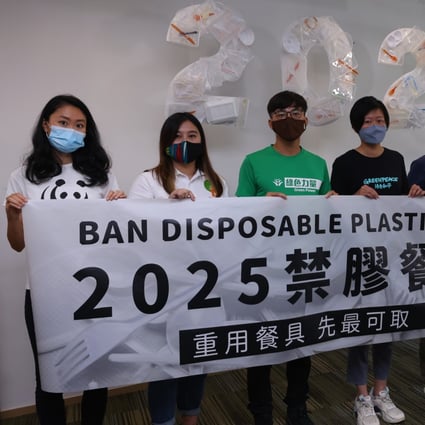 Environmental groups support the government’s proposed 2025 ban on plastic tableware on September 16. Many want it to go even further. Photo: Dickson Lee