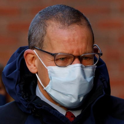 Harvard University nanotechnology professor Charles Lieber, who is charged with lying to US authorities about his ties to a China-run recruitment programme, arriving at the federal courthouse in Boston on Tuesday. Photo: Reuters