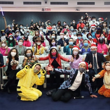 UBS staff raised some HK$1.6 million for Operation Santa Claus at their annual Christmas Party. Photo: Edmond So
