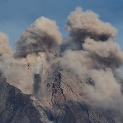 Mount Semeru volcano spewing hot ash on  December 10. Indonesian authorities fear it could blow again. Photo: Reuters