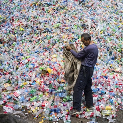 China, the biggest producer of plastic waste on the planet, kicked off a five-year plan in January to phase out single-use and non-biodegradable plastic bags and other plastic packaging. Photo: AFP
