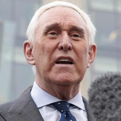 Roger Stone, a former adviser and confidante to ex-US President Donald Trump in Washington on Friday after his deposition before the House Select Committee investigating the January 6 attack. Photo: TNS