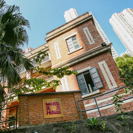 Authorities recently conducted maintenance work on the former Aberdeen police station, now home to The Warehouse Teenage Club, but maintenance is difficult as the building is located on a hillside. Photo: May Tse