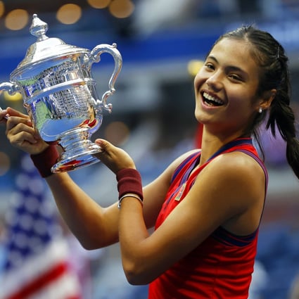 Emma Raducanu wins the US Open Tennis Championships at Flushing Meadows, New York on September 11. Photo: EPA-EFE
