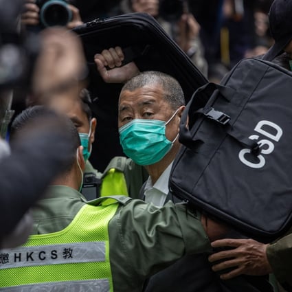Hong Kong tycoon Jimmy Lai is the founder of the now-defunct Apple Daily newspaper. Photo: EPA-EFE
