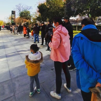 In Xian, students from kindergarten to high school have reportedly been ordered to stay home from Monday until further notice. Photo: Weibo