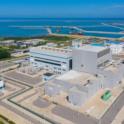 A view of the Shidaowan nuclear power station in Shandong province.  Photo: Weibo