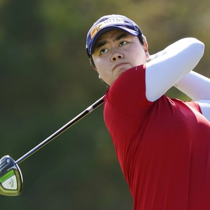Filipino-Japanese player Yuka Saso in the second round of the CME Group Tour Championship at Tiburon Golf Club in Florida. Photo: Kyodo   