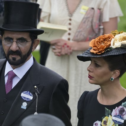Dubai ruler Sheik Mohammed Bin Rashid Al Maktoum with his former wife Princess Haya in Ascot, England in 2013.Photo: AP 