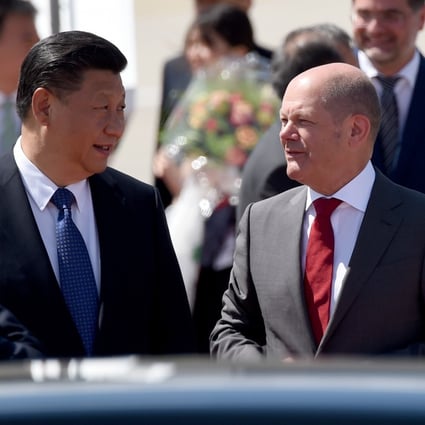 Chinese President Xi Jinping and Germany’s new Chancellor Olaf Scholz have had their first phone call.  They are pictured here in 2017 in Hamburg. Photo: DPA 