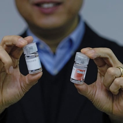 The monoclonal neutralising antibody therapy co-developed by Brii, Tsinghua University and the Third People’s Hospital of Shenzhen. Photo: AP