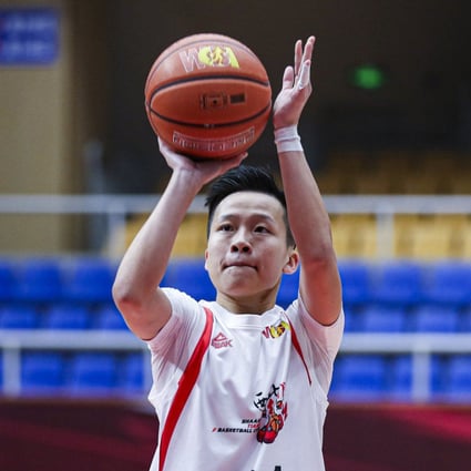 Li Tsz-kwan, the first Hong Kong women’s basketball player in the WCBA, in action for her team Shaanxi Tianze. Photo: Osports