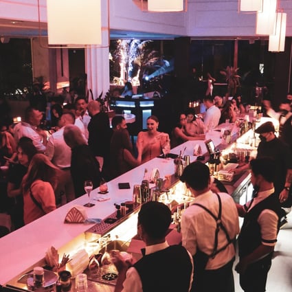 Nightclub restaurant Ivy Lounge in Canggu features a voluminous liquor menu by Bali standards.