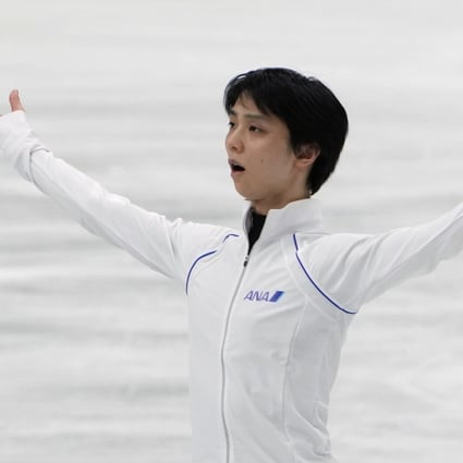 Japan’s Yuzuru Hanyu poses during a practice session for the Japan Figure Skating Championships at Saitama Super Arena. Photo: AP