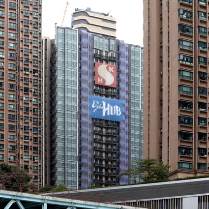 The Yoho Hub housing complex in Yuen Long, Hong Kong on December 17. Photo: Jonathan Wong