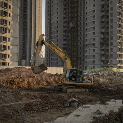 A China Evergrande Group construction site in Wuhan, China. ‘When it comes to the risk of individual names, you may have to manage your concentration level, as everyone in the market mostly relies on guessing which one will become the next Evergrande or Kaisa,’ says an analyst. Photo: Bloomberg
