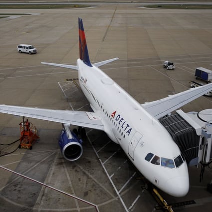A Delta Air Lines plane flew six hours towards China before turning back to Seattle. Photo: Bloomberg