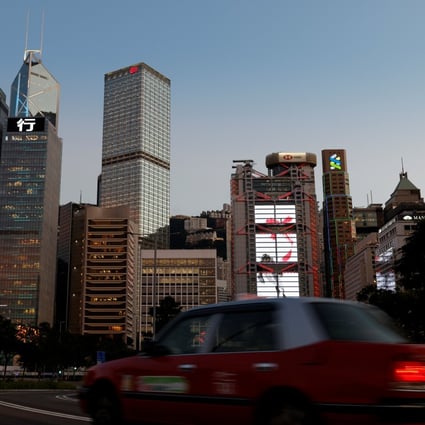 Hong Kong’s Central business district. The volume of green and sustainable loans offered by banks in the city this year soared by 387 per cent to US$23 billion, as of December 23. Photo: Reuters