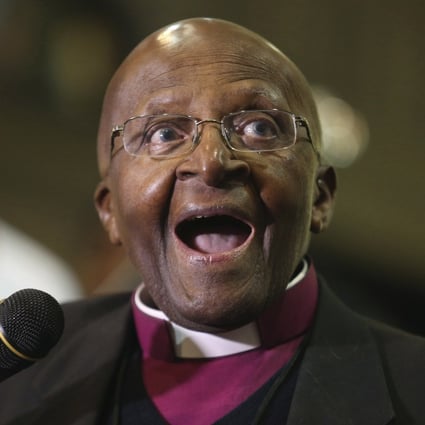 Archbishop Desmond Tutu in Johannesburg, South Africa in 2016. Photo: AP 