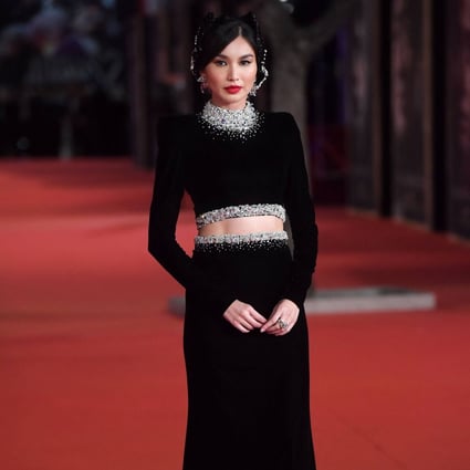 Gemma Chan arrives for the premiere of Eternals in October, during the 16th Rome Film Festival. Photo: AFP