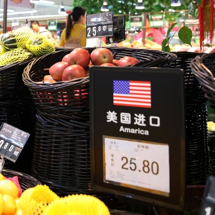 Chinese consumers bought US$108 billion worth of imported produce in 2020, with that number set to grow for 2021 as imports jumped nearly 30 per cent year-on-year in the first three quarters. Photo: EPA-EFE