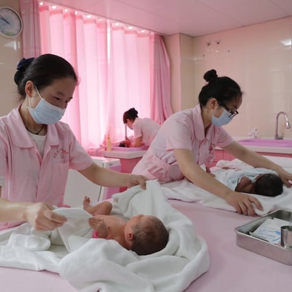 China is pulling out all the stops to boost its fertility rate, which is of increasing concern for officials. Photo: Xinhua