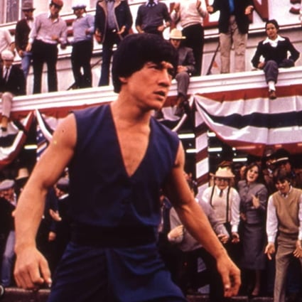 Jackie Chan in a scene from Battle Creek Brawl (also called The Big Brawl). One of Chan’s earliest international films, it was a box office failure.