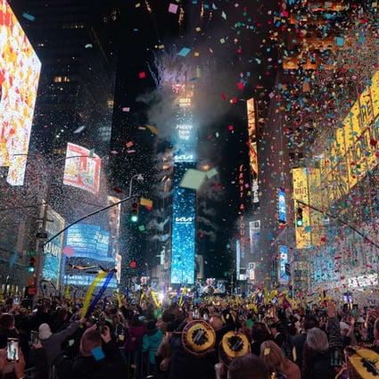 New York City welcomed the new year - and bid good riddance to 2021 - as confetti and cheers spread across Times Square as a New Year’s Eve tradition returned to a city beleaguered by a global pandemic. Photo: AFP