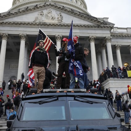 Supporters of then President Donald Trump riot at the US Capitol in Washington DC on January 6, 2021. Photo: Abaca Press/TNS