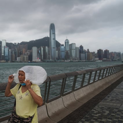 Hong Kong during last year’s Typhoon Lionrock. Banks will need to get more insurance cover for flooding and other business interruptions to protect themselves, an analyst says. Photo: Sam Tsang