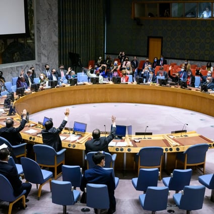 The United Nations Security Council meets at UN headquarters in New York in October. The permanent Security Council members – Britain, China, France, Russia and the US – issued a statement on Monday pledging that nuclear weapons should be used only for defensive purposes. Photo: Xinhua