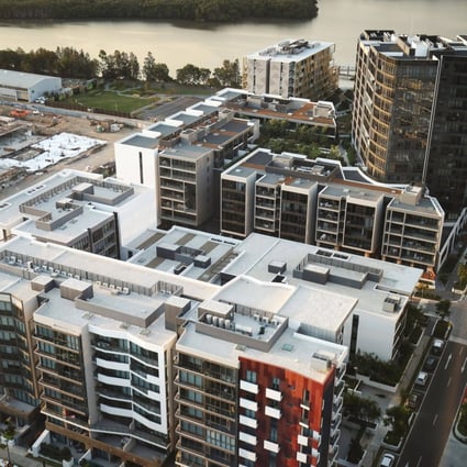 Apartment buildings in the suburb of Wentworth Point in Sydney. Australian home prices are likely to slow down or even decline as supply is poised to outstrip demand this year. Photo: Bloomberg
