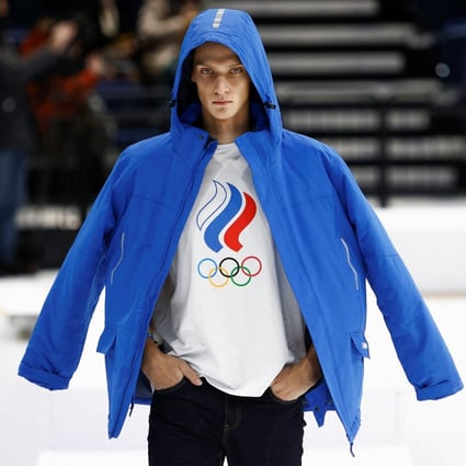 A more casual look is also on offer for Russian Olympic athletes. Photo: Reuters.