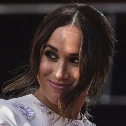 Meghan Markle, Duchess of Sussex, salutes during the Global Citizen festival in New York in September. Photo: AP