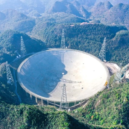 FAST is the world’s only giant radio telescope. Photo: Xinhua 