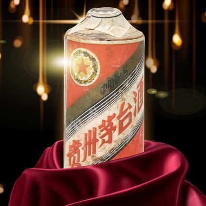 A bottle of Mao-tai could fetch as much as US$250,000 at a Christie’s auction. Photo: Handout
