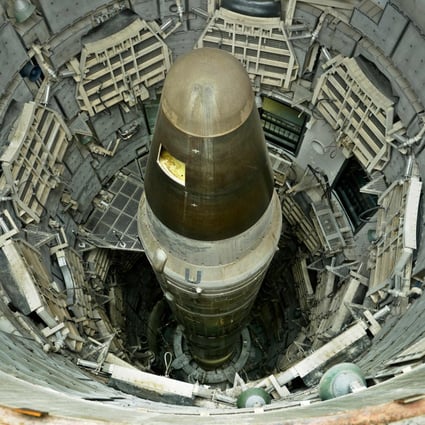A deactivated Titan II nuclear ontercontinental ballistic missiles in Green Valley, Arizona. Photo: AFP