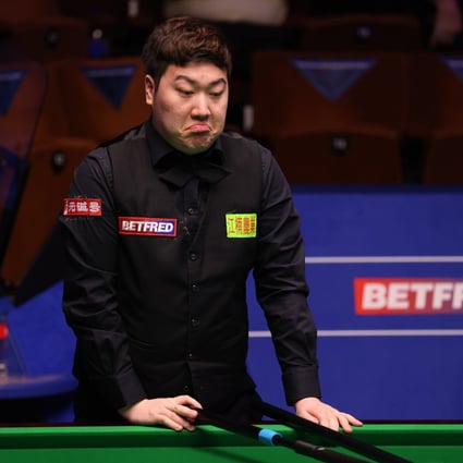 Yan Bingtao makes defends his Masters title against Mark Williams. Photo: Getty Images