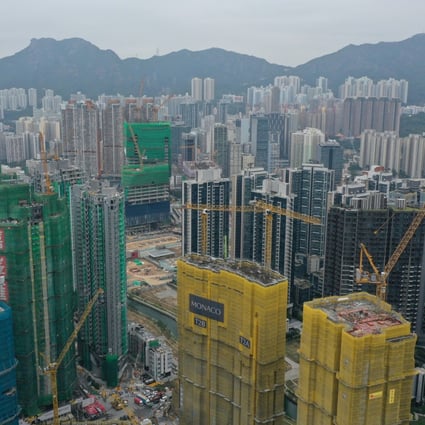 Blocks of flats under construction near Kai Tak on December 16, 2020. Right now, the pandemic-driven surge in the price of construction materials and shortages of labour are adding to the housing supply crunch. Photo: Sam Tsang