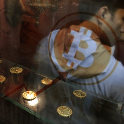 A Bitcoin ATM in Hong Kong on Friday, Dec. 8, 2017. Photo: AP