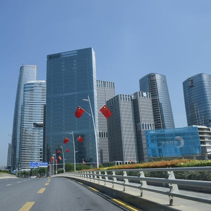 The Qianhai Pilot Free Trade Zone in Shenzhen on October 12, 2020. China could accelerate its efforts to attract and retain global talent by creating a Hong Kong-like zone on the mainland. Photo: Getty Images