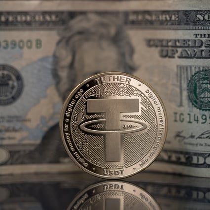 Stablecoins such as tether are backed by fiat currencies like the US dollar. Photo: Shutterstock Images
