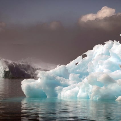 Icebergs in a fjord in Greenland, which Denmark says is an espionage target. Photo: Reuters
