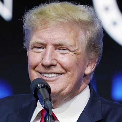 Former US president Donald Trump smiles at an event in Phoenix, Arizona, in July. Photo: AP